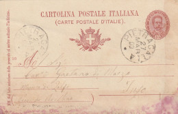 Italy. A210. Pietracalla. 1900. Annullo Grande Cerchio PIETRACALLA, Su Cartolina Postale. - Storia Postale