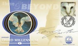 Terry Nutkins Animal Magic TV Show Presenter Owl Hand Signed FDC - Militaria