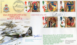 25th Anniversary Of Hercules In RAF Service Hand Signed Military FDC - Militaria