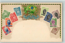 13946707 - Briefmarkenabbildungen Fahne Gruen Gelb Blau 1889 - Sonstige & Ohne Zuordnung