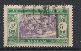 SENEGAL - 1914-17 - N°YT. 69 - Marché 5f Vert Et Violet - Oblitéré / Used - Gebruikt