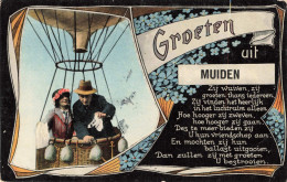 Muiden Groeten Uit Fantasiekaart Oud 1917 C3148 - Altri & Non Classificati