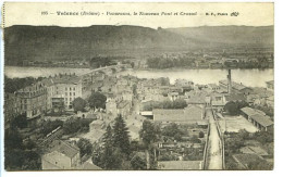 CPA 9 X 14  Drôme VALENCE  Panorama, Le Nouveau Pont Et Crussol - Valence