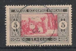 SENEGAL - 1922-26 - N°YT. 72 - Marché 5c Noir Et Carmin - Oblitéré / Used - Gebraucht