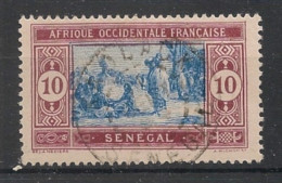 SENEGAL - 1922-26 - N°YT. 74 - Marché 10c Brun-rouge - Oblitéré / Used - Gebruikt