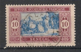 SENEGAL - 1922-26 - N°YT. 74 - Marché 10c Brun-rouge - Oblitéré / Used - Gebraucht