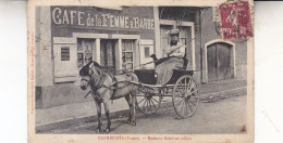 PLOMBIERES  MADAME DELAIT EN VOITURE - Plombieres Les Bains