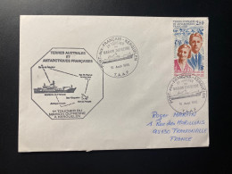 Lettre "Hommage à Andrée Et Edgard De La Rüe" - 16/08/1995 - 198 - TAAF - Kerguelen - Storia Postale