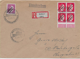 Meißen, Einschreiben 1945 Nach Radeberg - Storia Postale