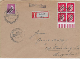 Meißen, Einschreiben 1945 Nach Radeberg - Lettres & Documents