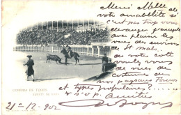 CPA Carte Postale Espagne Corrida De Toros  Suerte De Vara 1902  VM80411 - Corrida
