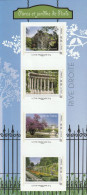 Feuillet Collector Parcs Et Jardins De Paris Rive Droite France 2013 IDT L P 20gr 4 Timbres Autoadhésifs N°201 - Collectors