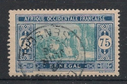 SENEGAL - 1922-26 - N°YT. 84 - Marché 75c Bleu - Oblitéré / Used - Oblitérés