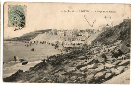 Le Portel - La Plage Et Falaises - Le Portel