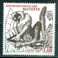 Mayotte Faune Singe Le Maki N° Y&T 46 Neuf Sans Charnière Très Frais - Apen