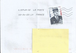 Colonel Arnaud Beltrame Seul Sur Lettre - Covers & Documents