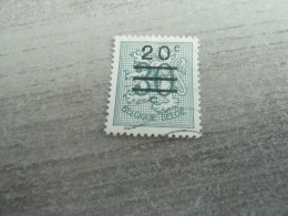 Belgique - Lion - 30c.s. 20c. - Surchargé - Bleu Gris - Oblitéré - Année 1950 - - Usati