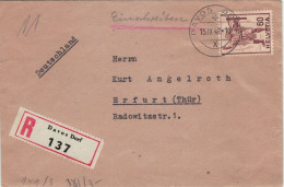 Dt. Kriegerkurhaus Davos Dorf 1942 > Angelroth Erfurt - Zensur OKW - Vgl. Wilhelm Gustloff In Davos - Covers & Documents