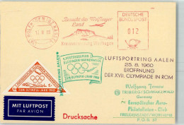 13165307 - 1. Postsegelflug Elchingen-Hahnenweide Zum Olympia 1960 - Other & Unclassified