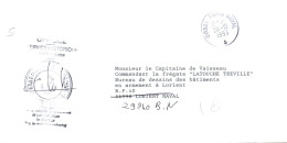 ENVELOPPE AVEC CACHET OFFICIEL SERVICE HISTORIQUE DE LA MARINE - ETAT LAJOR DE LA MARINE - PARIS NAVAL LE 28/10/1993 - Seepost