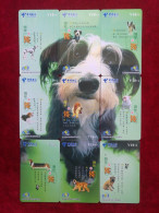 China Phone Cards Nine Complete Jigsaw Puzzle Phone Cards For World-renowned Dogs - Cina