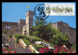 FRANCE (2024) Carte Maximum Card - Salon Philatélique De Printemps Salon-de-Provence - Château De L'Empéri, Blason - 2020-…