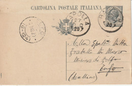 Italy. A210. Rapolla. 1920. Annullo Grande Cerchio RAPOLLA, Su Cartolina Postale. Uso Tardivo Del Grande Cerchio. - Marcofilie