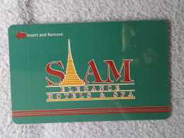 HOTEL KEYS - 2633 - TURKEY - SIAM ELEGANCE HOTELS & SPA BELEK ANTALYA - Hotel Keycards