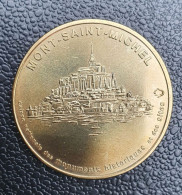 Médaille Touristique "Le Mont Saint Michel" Simple Corne (1996/1998) 1ère édition Monnaie De Paris - Manche - Normandie - Undated