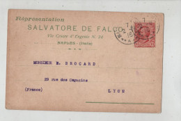 Représentation Salvatore De Falco Naples Brocard Lyon 1911 - Autres & Non Classés