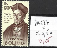 BOLIVIE PA 227 * Côte 0.60 € - Bolivie