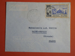 DO 1  AOF    LETTRE RR  1954  A ST GERVAIS    FRANCE+ POSTE AERIENNE +AFF. INTERESSANT +++ - Cartas & Documentos