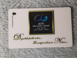 HOTEL KEYS - 2635 - TURKEY - ALTIS HOTEL BELEK ANTALYA - Cartes D'hotel