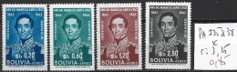 BOLIVIE PA 235 à 38 * Côte 3.25 € - Bolivien