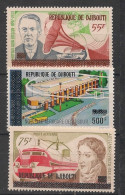 DJIBOUTI - 1977 - Poste Aérienne PA N°YT. 112 à 114 - Complet - Neuf Luxe ** / MNH / Postfrisch - Dschibuti (1977-...)