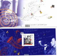 France 2020 - Yv N° 165 ** - Boris Vian - Souvenir Blocks & Sheetlets