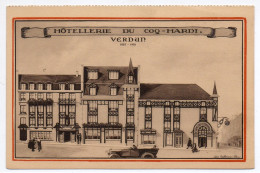 55 . Verdun . Hôtellerie Du Coq Hardi 1827.1921 . Illustrateur : Léon Ullmann - Verdun