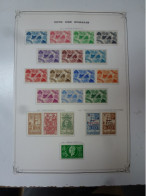 Côte Des Somalis 1943 Locomotives Dentelés Type Des 1938 Oeuvres Coloniales Surcharge Marianne Neuf * - Unused Stamps