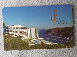HOTEL KEYS - 2638 - TURKEY - THE GRAND TARABYA - Hotel Keycards