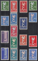 Europa CEPT  Jahrgang 1958, Postfrisch **, Komplett 8 Länder, Stilisierte Taube - 1958