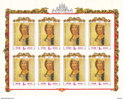 RUSSIE 1992 ICÖNE D'ANDREI ROUBLIEV  FEUILLE DE 8 Yvert 5961, Michel 257 NEUF** MNH - Religione