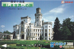 Japan Prepaid SF Metro Card 3000 - Eidan Subway Hluboka Castle Czech Republic - Japón