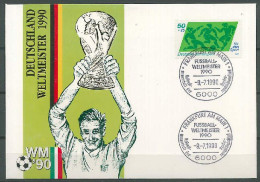 Germany 1990 Football Soccer World Cup Commemorative Cover, Germany World Cup Champion - 1990 – Italy