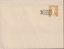 1915 Schweiz Streifband ** 1.2. Aufbrauchausgabe, 3 Cts A. 2 Cts, Olivbraun,Tell Knabe - Entiers Postaux