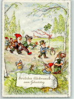 10073807 - Zwerge Geburtstag - Biene, Schmetterling, - Fairy Tales, Popular Stories & Legends