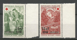 REUNION Croix Rouge N° 391 Et 392 NEUF** LUXE SANS CHARNIERE NI TRACE / Hingeless  / MNH - Neufs