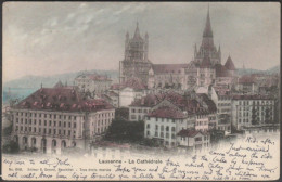 La Cathédrale, Lausanne, 1904 - Gonard CPA - Lausanne