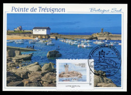 FRANCE (2022) Carte Maximum Card Montimbramoi 70 Assemblée PHILAPOSTEL Trégunc Phare Trévignon Lighthouse Leuchtturm - 2020-…