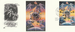 USA URSS 1992 Rare FDC Mixte Emission Commune USA USSR  Apollo Soyuz Joint Issue Mixed FDC Space Exploration - Gemeinschaftsausgaben