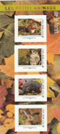 Feuillet Collector Les Petits Animaux De La Foret France 2013 IDT L P 20gr 4 Timbres Autoadhésifs N°233 - Collectors